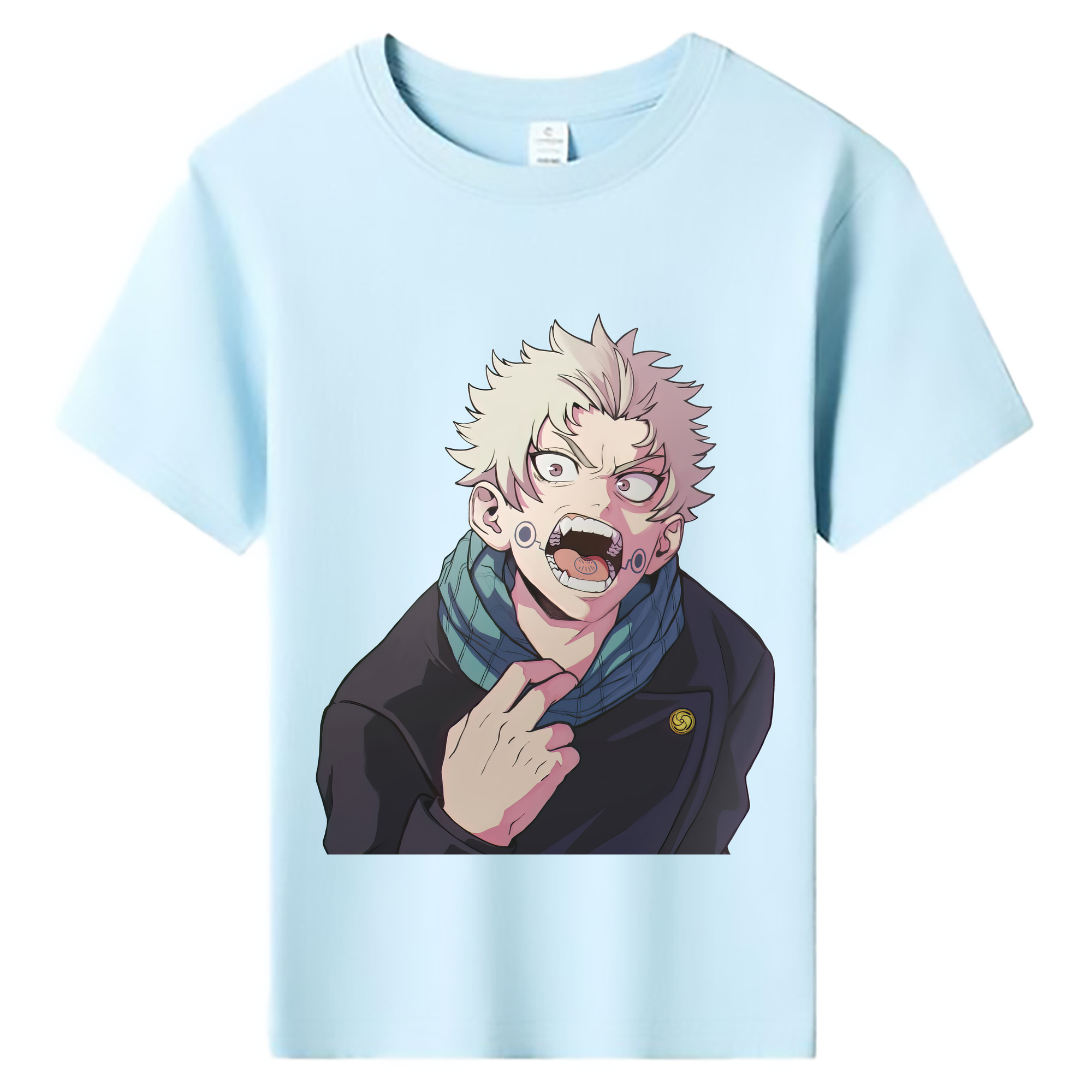 （画像用） 呪術廻戦 Jujutsu Kaisen 綿100％キッズTシャツ（フロントプリント）